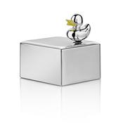 Silver Plated Duck Musical Box image