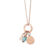 March Birthstone Pendant (Rose Gold) image