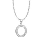 Circle Pendant Multi Clear Stones image