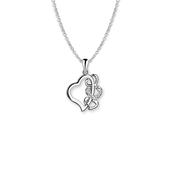 Multi Heart Pendant Clear image