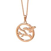 Rose Goldplate Ariel Pendant image