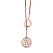 Rose Gold Plated Pendant Lotus Flower image