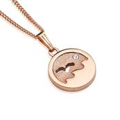 Rose Gold Plated Small Ocean Pendant image