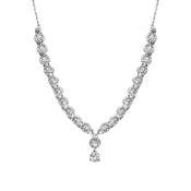 Vintage Clear Stone Necklace image