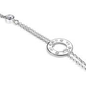 Love Bracelet Clear Stones image