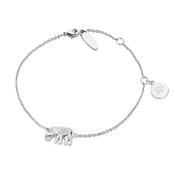 Silver Plated Bracelet with Elephant image