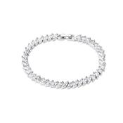 Vintage Style Bracelet with Clear Stones image
