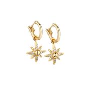Amy Star Earrings with Clear Stones image