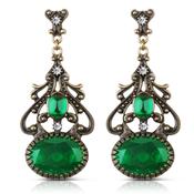Green Stone FOB Earrings image