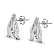 Leaf Stud Earrings image