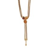 Gold Plated Tassel Necklace image