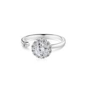 Revolving Ring with Clear Stones image