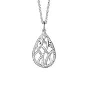 Tear Drop Textured Pendant