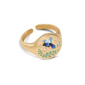 Bird Enamel Ring image