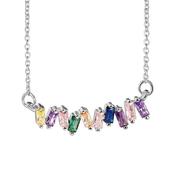 Multi Coloured Stone Necklace image