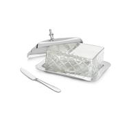 Cut Glass Butter Dish image