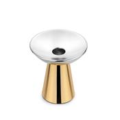 Gold and Silver Plated Candle Holder image