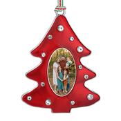 Red Christmas Tree Photoframe Decoration image
