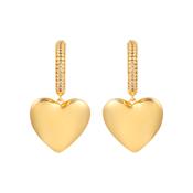 Gold Plated Heart Earrings image