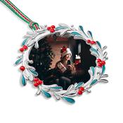 Mistletoe Photoframe Christmas Tree Decoration image