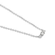 Sterling Silver 3-Stone Lab Grown Diamond Pendant 0.4ct image