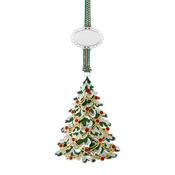 Gold &amp; Silver Plated Christmas Tree Decoration image