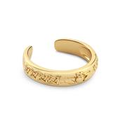 Gold Plated Claddagh Band Ring