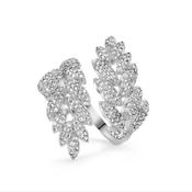Silver Plated Leaf Ring image