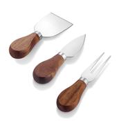 Stainless Steel Cheese Set with Wooden Handle image