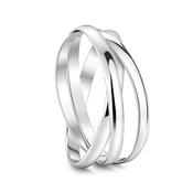 Silver Plated Triple Bangle image