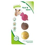 Pawise 3pc Wood N Pretty Toys Pastel image