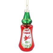 Glass Hot Sauce Christmas Decoration image