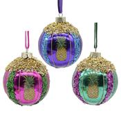 Fantasia/Pineapple Glass Christmas Bauble – 3 Designs image