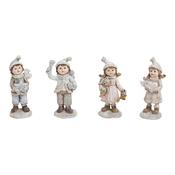 Winter Child Figurines 11 cm - 4 Assorted Designs