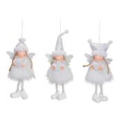 White Fabric Hanging Angel 24 cm - 3 Assorted Designs image