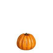Orange Glitter Decorative Pumpkin – 10 cm