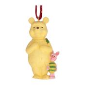 Winnie-The-Pooh &amp; Piglet Resin Christmas Decoration image