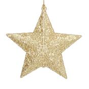 Acrylic Star – Gold Glitter image