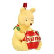 Winnie-The-Pooh with Honey Pot Resin Christmas Decoration image