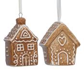 Gingerbread House Ceramic Christmas Decoration – 2 Designs image