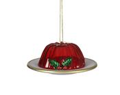 Glass Christmas Decoration Food Christmas Red 8.7 cm image