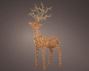 1,320 Warm White LED Beige Reindeer – 180 cm image