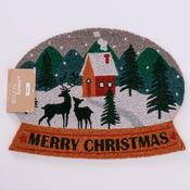 Snow Globe Christmas Doormat 60 x 40 cm image