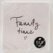 Family Christmas Napkins - 2 Assorted Designs image