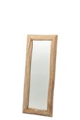 Medium Natural Fir Wood Chamonix Wall Mirror image