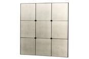 Black Square Antique-Style Wall Mirror image