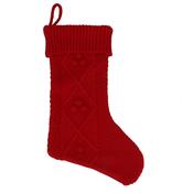 Red Knitted Christmas Stocking image