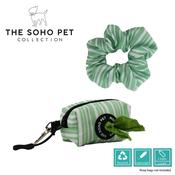 Ancol Soho Stripe Poop Bag Holder &amp; Scrunchie image