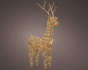 360 Warm White LED Beige Reindeer – 104 cm image