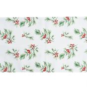 Table Runner Fir &amp; Red Berries Christmas 140 × 40 cm image